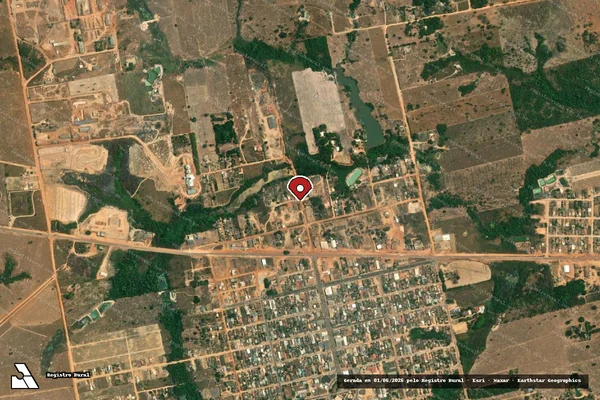 Imagem de satélite — Embargo IBAMA — Infração de Administração Ambiental(Não Classificada-Móvel) — Nova Monte Verde/MT
