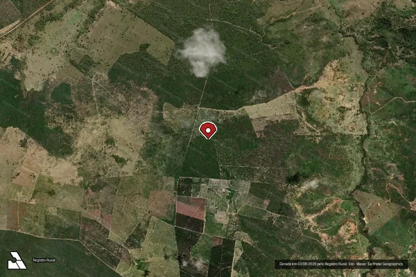 Imagem de satélite — Embargo Ambiental — Ribeirão do Largo/BA