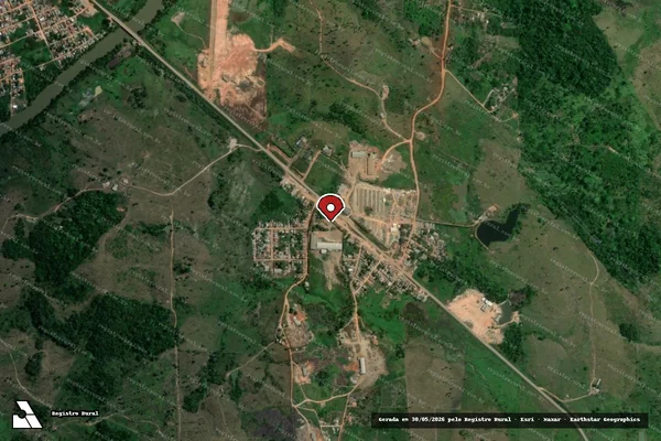 Imagem de satélite — Embargo IBAMA — Infração de Licenciamento(Não Classificada-Móvel) - Anapu/PA