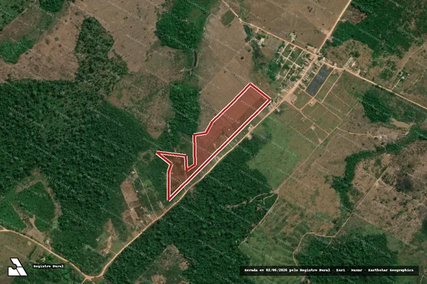Imagem de satélite de Infração Ambiental em Altamira - PA