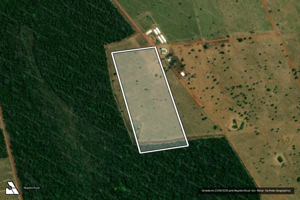 Imagem de satélite de Infração da Flora em Figueirópolis D'Oeste - MT