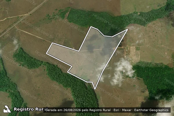 Imagem de satélite — Embargo IBAMA — Infração da Flora — Amapá/AP