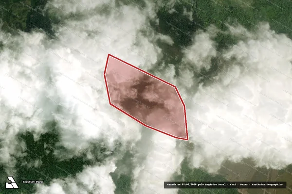 Imagem de satélite de Infração Ambiental em Brasil Novo - PA