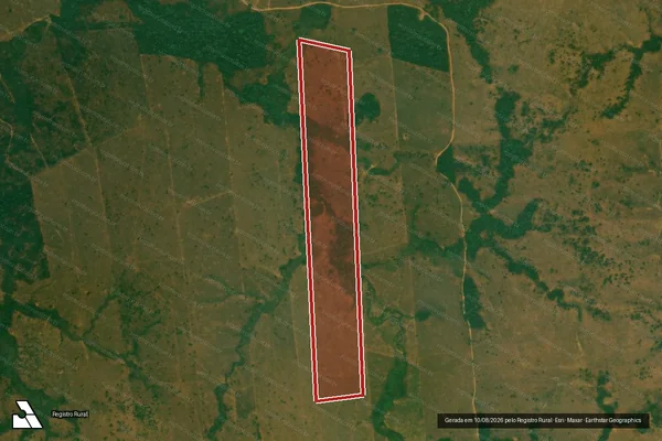 Imagem de satélite de Desmatamento em Porto Velho - RO