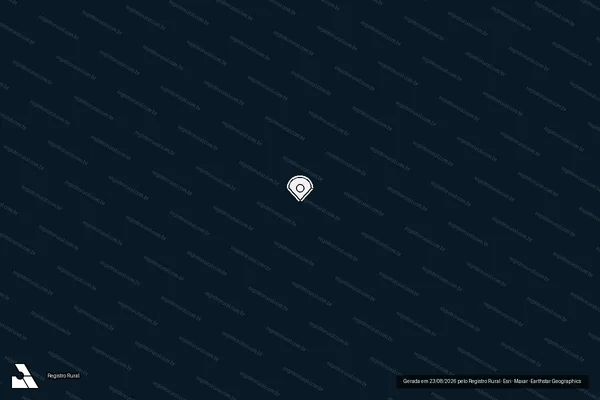 Imagem de satélite de Infração Ambiental em Mimoso do Sul - ES (marcador da localização)