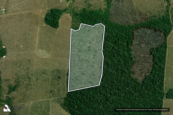 Imagem de satélite de Infração da Flora em Apuí - AM