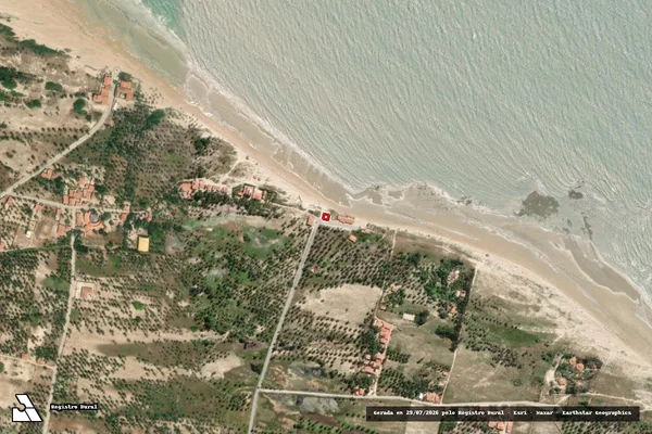 Imagem de satélite de Infração Ambiental em Itarema - CE