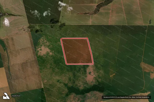 Imagem de satélite de Infração da Fauna em Gaúcha do Norte - MT