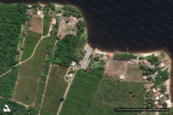 Imagem de satélite de Infração Ambiental em Aracruz - ES