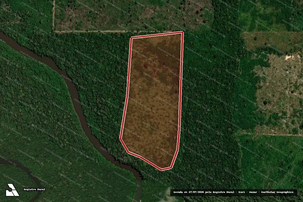 Imagem de satélite de Infração Ambiental em Porto Velho - RO