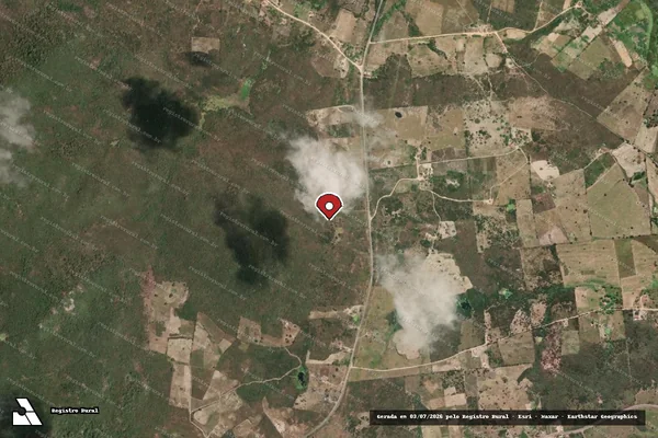 Imagem de satélite — Embargo Ambiental — Pesqueira/PE