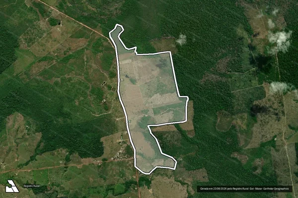 Imagem de satélite de Infração da Flora em Apuí - AM