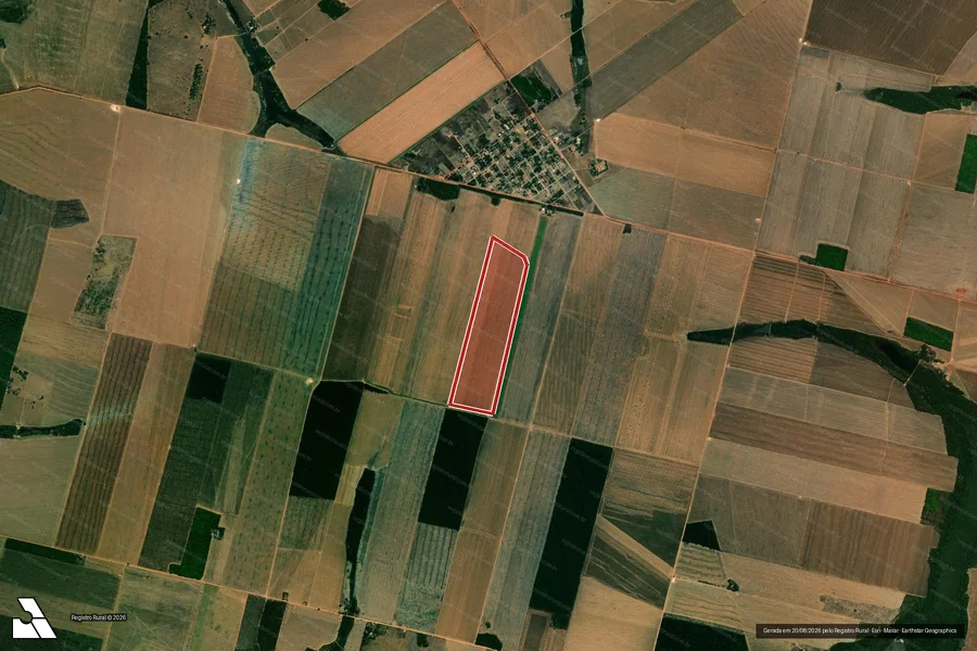 Imagem aérea do item A
