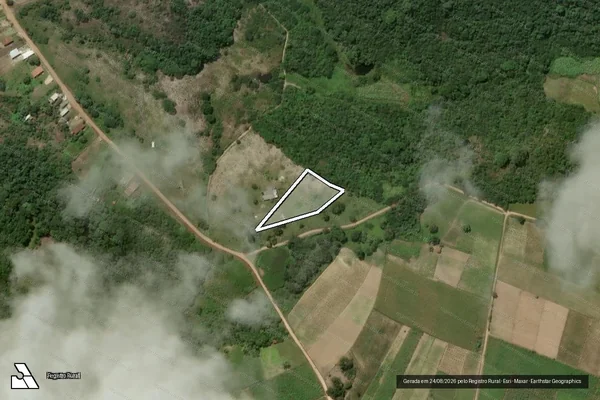 Imagem de satélite — Embargo IBAMA — Infração da Flora — Campo do Brito/SE