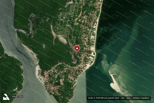 Imagem de satélite — Embargo IBAMA — Infração da Flora — Goiana/PE