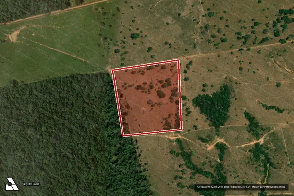 Imagem de satélite — Embargo IBAMA — Infração da Flora - Acrelândia/AC