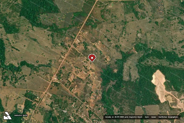 Imagem de satélite — Embargo IBAMA — Infração da Flora — Tucuruí/PA