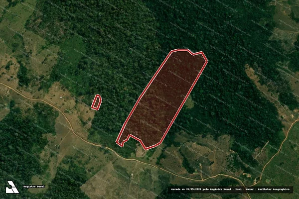 Imagem de satélite de Infração da Flora em Sena Madureira - AC