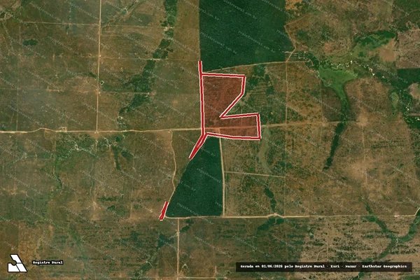 Imagem de satélite de Infração Ambiental em Cumaru do Norte - PA