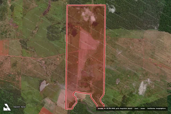 Imagem de satélite de Infração Ambiental em São Félix do Xingu - PA