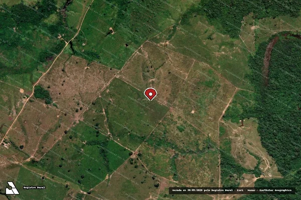 Imagem de satélite — Embargo IBAMA — Desmatamento - Rio Branco/AC