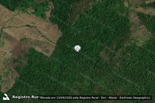 Imagem de satélite — Embargo Ambiental - São Félix do Xingu/PA