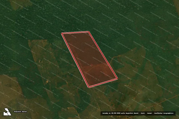 Imagem de satélite de Infração da Flora em Apuí - AM