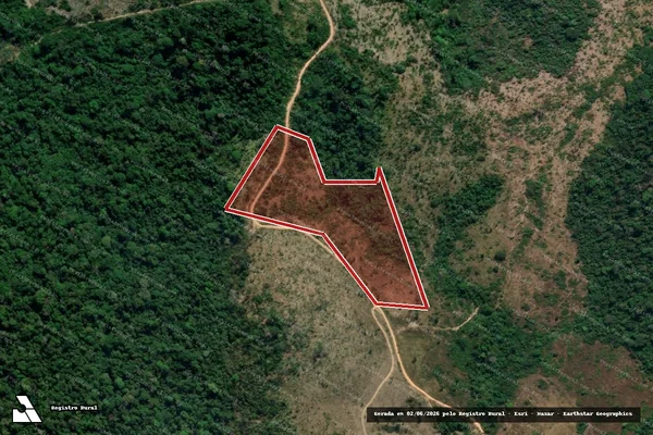 Imagem de satélite de Infração da Flora em Trairão - PA