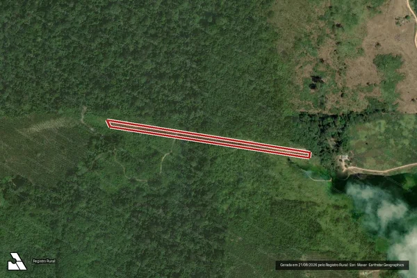 Imagem de satélite de Infração de Licenciamento(Não Classificada-Móvel) em Caroebe - RR