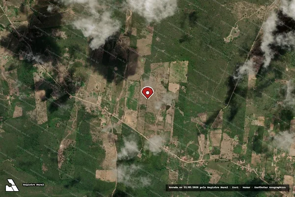 Imagem de satélite — Embargo Ambiental — Aroeiras/PB