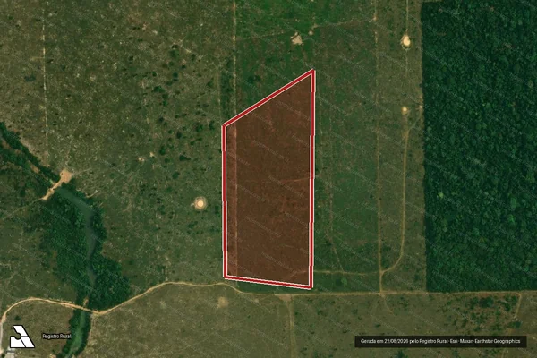Imagem de satélite de Infração da Flora em Porto Velho - RO