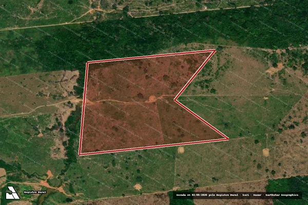 Imagem de satélite de Infração da Flora em Porto Velho - RO