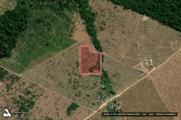 Imagem de satélite de Infração Ambiental em Colniza - MT