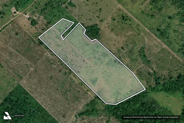 Imagem de satélite de Infração da Flora em Mucajaí - RR