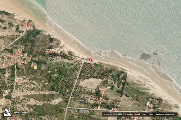 Imagem de satélite de Infração Ambiental em Itarema - CE
