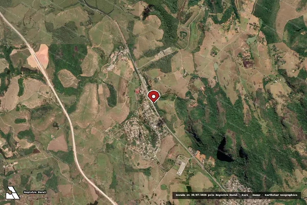 Imagem de satélite de Infração de Licenciamento(Não Classificada-Móvel) em Serra - ES (marcador da localização)