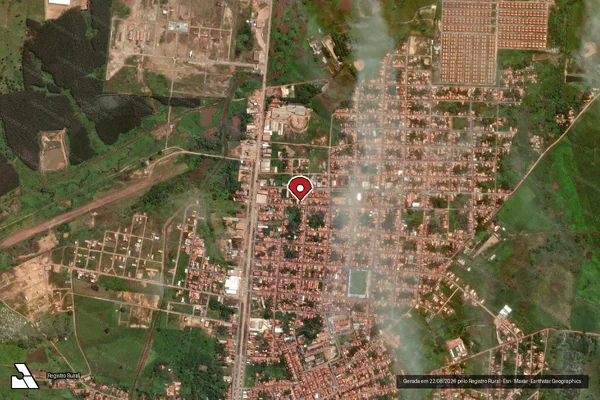 Imagem de satélite — Embargo IBAMA — Infração da Flora — Zé Doca/MA