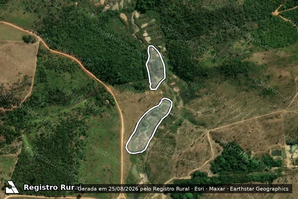 Imagem de satélite de Infração Ambiental em São Félix do Xingu - PA