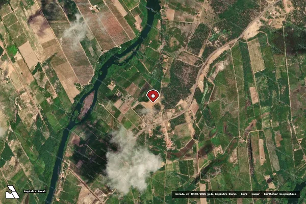 Imagem de satélite — Embargo Ambiental — Cabrobó/PE