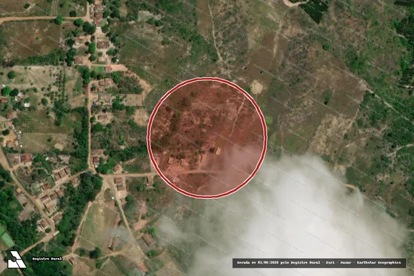 Imagem de satélite de Infração Ambiental em Estância - SE