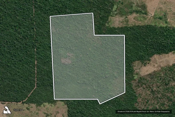 Imagem de satélite de Infração Ambiental em São Félix do Xingu - PA