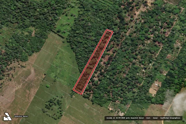 Imagem de satélite de Infração Ambiental em Linhares - ES