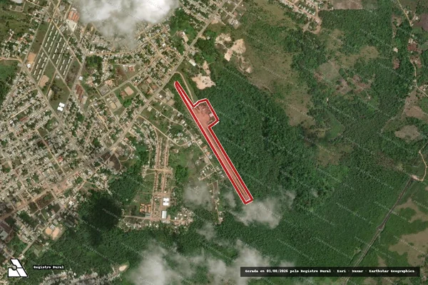 Imagem de satélite de Infração de Licenciamento(Não Classificada-Móvel) em Laranjal do Jari - AP