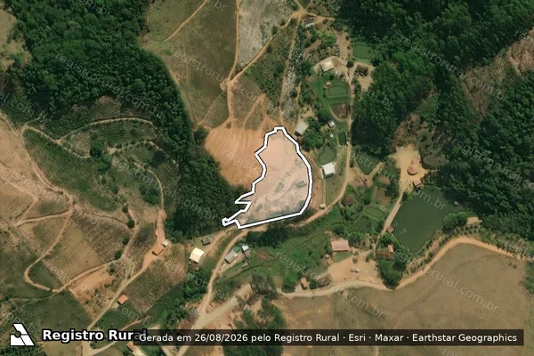 Imagem de satélite de Infração Ambiental em Conceição do Castelo - ES