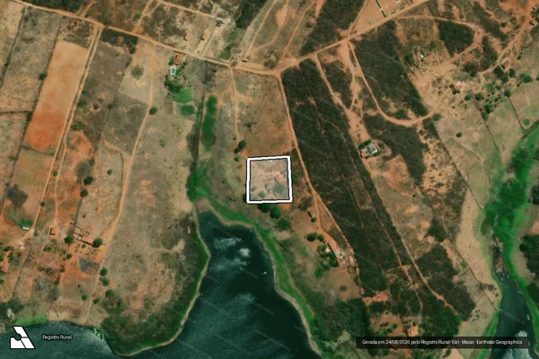 Imagem de satélite de Infração Ambiental em Princesa Isabel - PB