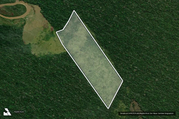 Imagem de satélite de Infração da Flora em Tarauacá - AC