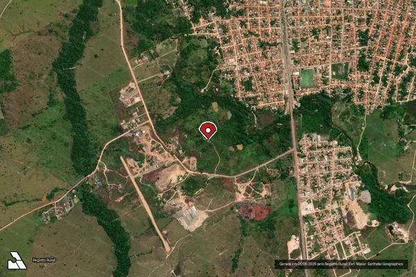Imagem de satélite — Embargo IBAMA — Infração da Flora — Jacundá/PA