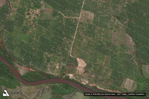 Imagem de satélite — Embargo IBAMA — Infração da Flora - Itapipoca/CE
