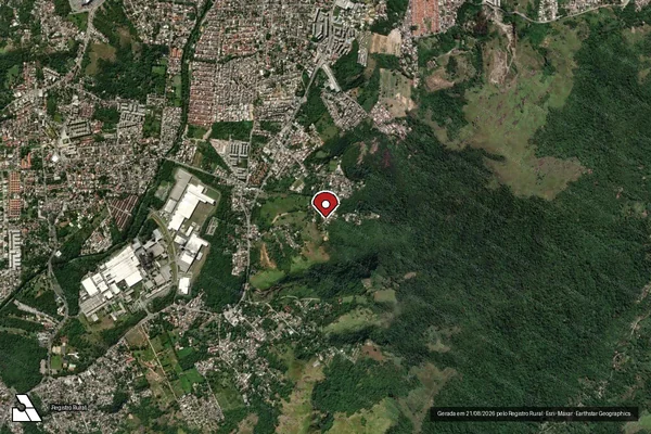 Imagem de satélite de Infração da Fauna em Rio de Janeiro - RJ (marcador da localização)