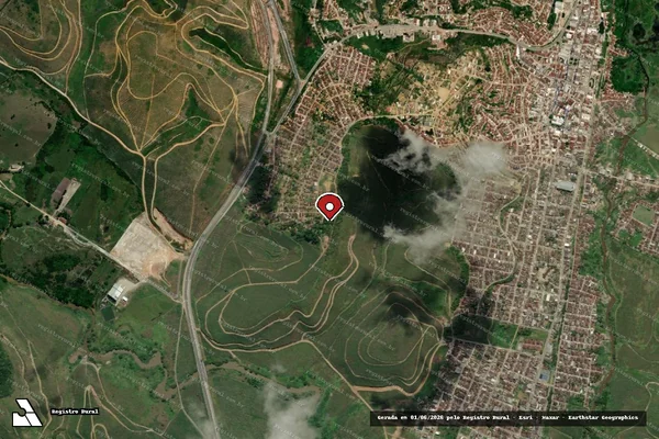 Imagem de satélite — Embargo IBAMA — Infração Ambiental — Ribeirão/PE